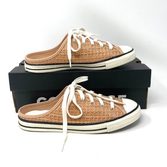 Converse Womens Size 571899C CTAS Dainty Mule Slip Vachetta Beige Canvas Sneaker - Picture 7 of 12